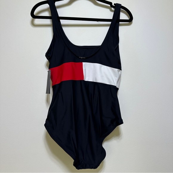 Tommy Hilfiger | Colorblock One-Piece Swimsuit - Picture 5 of 5